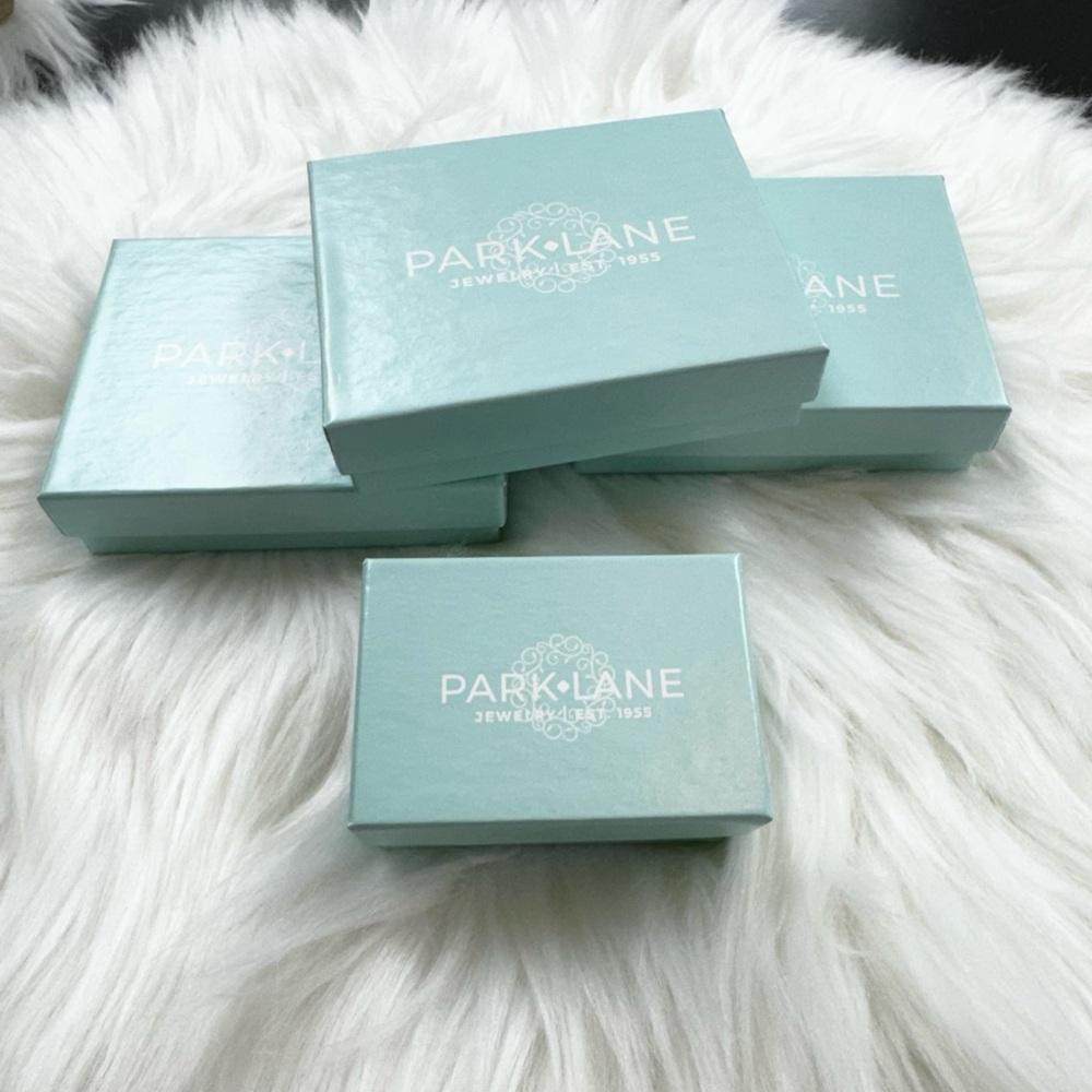 Park Lane Gold Bracelet Trio with Blue, Pink, and Clear Crystals - Picture 6 of 10